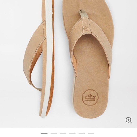 NEW in box - PETER MILLAR men's Hyperlight Slide Nubuck Flip Flop - Picture 10 of 11